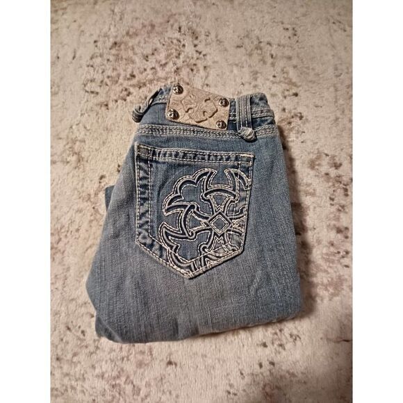 Miss Me Slim Light Wash Bootcut Denim Jeans 26 JP4368 - Picture 5 of 8